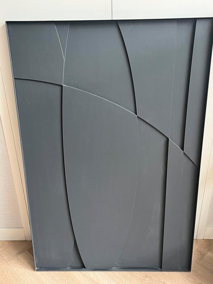 Wanddecoratie zwart, 80x120, Huis en Inrichting, Woonaccessoires | Wanddecoraties, Nieuw, Ophalen