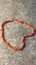 Ketting bloedkoraal origineel, Ophalen of Verzenden, Gebruikt, Rood, Steen of Mineraal