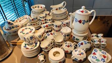 BuerenBont Servies Compleet ontbijt, 2x dinner totaal 145 st beschikbaar voor biedingen