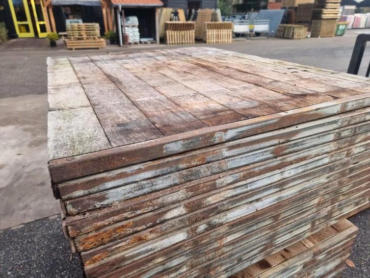 Hardhouten steenschot 1400x1100mm voor €59,50, Tuin en Terras, Palen, Balken en Planken, Gebruikt, Overige typen, Minder dan 180 cm