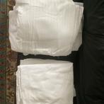 2 Sets Katoenen Dekbedovertrekken 140x200, Eenpersoons, Wit, Dekbedovertrek, Nieuw