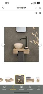 Nieuwe fontein plank Differnz Planet Wood Toiletmeubelplank, Huis en Inrichting, Badkamer | Badkamermeubels, Minder dan 50 cm