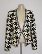 Roomwit-zwart jasje met muntversiering van Ambika, Maat 38/40 (M), Overige kleuren, Verzenden, Zo goed als nieuw