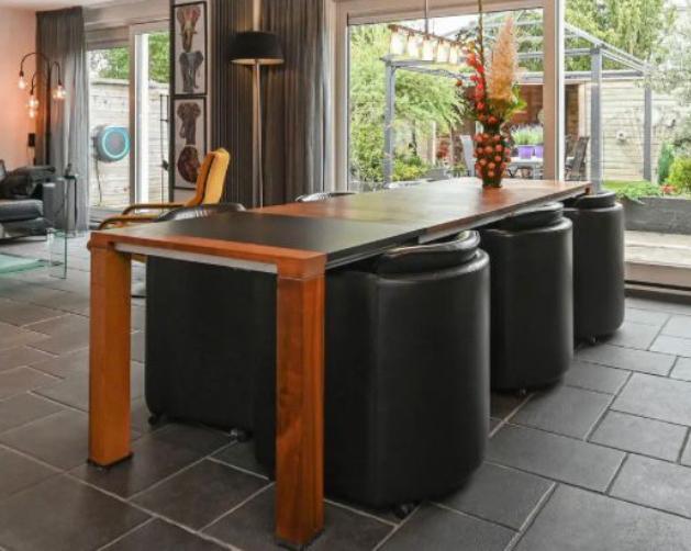 Leolux Eetkamertafel - Uitschuifbaar!, Huis en Inrichting, Tafels | Eettafels, Zo goed als nieuw, 50 tot 100 cm, 200 cm of meer