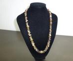Prachtige Agaat ketting half edelsteen in mooie kleuren, Gebruikt, Overige kleuren, Ophalen of Verzenden, Steen of Mineraal