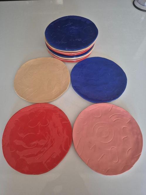 & Klevering &klevering Etch Dinerbord Ø21,5 - 12 stuks, Huis en Inrichting, Keuken | Servies, Nieuw, Bord(en), Overige stijlen