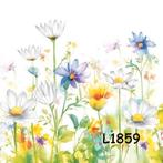 Servetten decoupage/bullet journal - Veldbloemen L1859, Verzenden, Nieuw, Materiaal