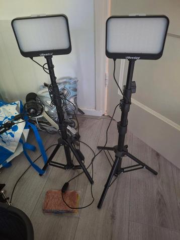 Ubeesize 2pack LED Videolicht. beschikbaar voor biedingen