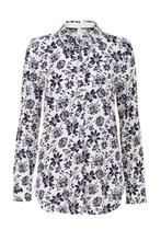 Miss Etam lange viscose blouse nieuw maat S, Blauw, Nieuw, Ophalen of Verzenden, Maat 36 (S)