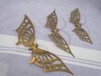 3 Vintage Messing Vlinders ,v.a 40,00e, Antiek en Kunst, Curiosa en Brocante, Ophalen of Verzenden