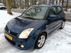 Suzuki Swift 1.3 5D 2005 Blauw, Auto's, Voorwielaandrijving, Stof, 40 €/maand, Zwart