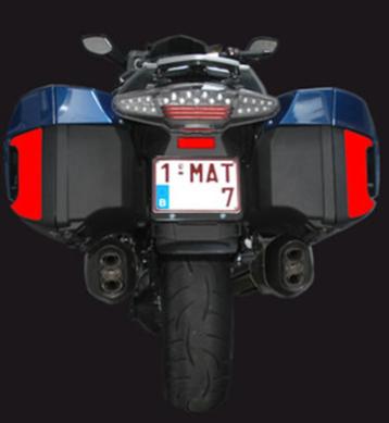 Reflectie BMW K1600/R1200RT LC koffers ROOD of WIT beschikbaar voor biedingen