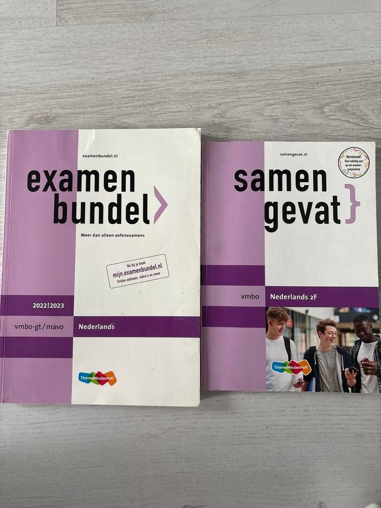 Examenbundel en Samengevat VMBO Nederlands 2022/2023, Boeken, Schoolboeken, Ophalen of Verzenden, Gelezen, VMBO, Nederlands