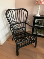 IKEA Rotan zwarte stoel - goede staat, Ophalen, Gebruikt, Zwart, Riet of Rotan