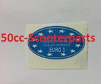 Sticker Treeplank Euro 3 Logo Vespa Piaggio 623876