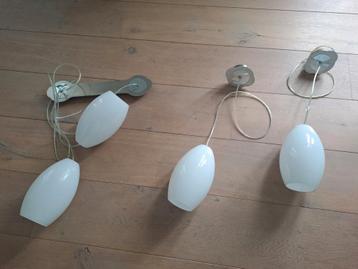 Mooie lampenset (1 dubbel + 2x enkel) beschikbaar voor biedingen