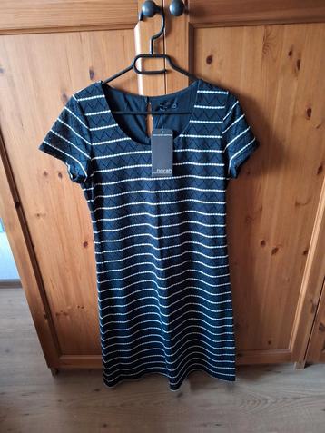 Norah zwart offwhite 40 jurkje gevoerd nieuw beschikbaar voor biedingen