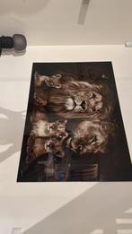 Glazen schilderij, Ophalen