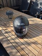 Hjc Motorhelm met open kaak, zonnevizier en luchtgaten, Ophalen, Tweedehands, Integraalhelm, Overige merken