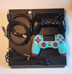 PS4 Fat + 2 controllers met originele doos, Spelcomputers en Games, Spelcomputers | Sony PlayStation 4, Met 2 controllers, Ophalen of Verzenden