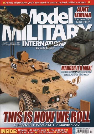 Model Military international magazine No 57 beschikbaar voor biedingen