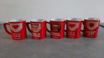 Nescafé cheeky koffiemokken gezichten en tekst rood met wir, Ophalen of Verzenden, Zo goed als nieuw, Gebruiksvoorwerp