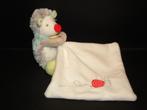 BABY NAT EGEL KNUFFELDOEKJE VELOURS WIT MET GRIJS, Verzenden, Nieuw, Overige typen