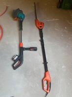 Gardena Kantenmaaier op accu en Black and Decker Snoeischaar, Ophalen, Gebruikt, Accu