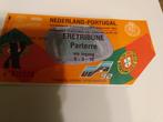 Kaartje Nederland - Portugal 1992, Ophalen of Verzenden, Gebruikt, Overige binnenlandse clubs, Poster, Plaatje of Sticker