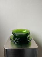 Vintage French Duralex plates set 12x green, Ophalen, Bord(en), Overige stijlen, Glas