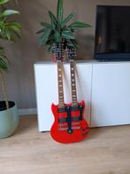 Fazley Double Neck Gitaar (12/6 snaren) - Als Nieuw!, Muziek en Instrumenten, Snaarinstrumenten | Gitaren | Elektrisch, Ophalen of Verzenden