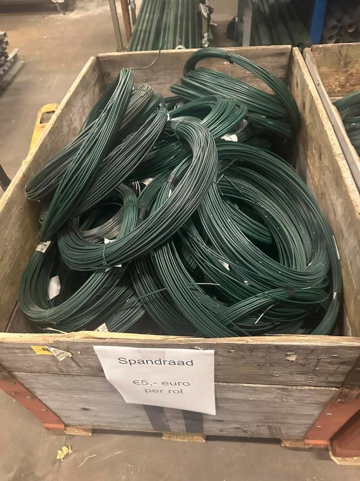 2e keus binddraad 110 m/rol – €5 – diverse diktes, Tuin en Terras, Gaas en Draad, Zo goed als nieuw, Draad, 20 meter of meer, Ophalen