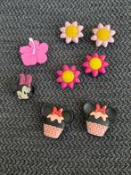 Jibbitz shoe charms Minnie en roze bloemetjes set, Ophalen of Verzenden, Zo goed als nieuw, Crocs
