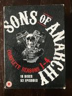 Sons of Anarchy Seizoen 1 t/m 4 ( 16 DVD Box) NL ondertiteld, Cd's en Dvd's, Vanaf 16 jaar, Boxset, Ophalen of Verzenden, Zo goed als nieuw