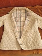 Barbour Quilted Jas Crème Maat 46, Barbour, Beige, Maat 46/48 (XL) of groter, Ophalen of Verzenden