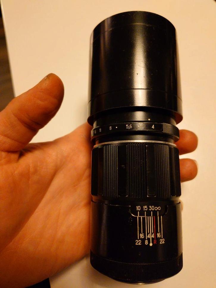 Jupiter-11A 135mm f4 lens, Audio, Tv en Foto, Fotografie | Lenzen en Objectieven, Gebruikt, Telelens, Ophalen of Verzenden