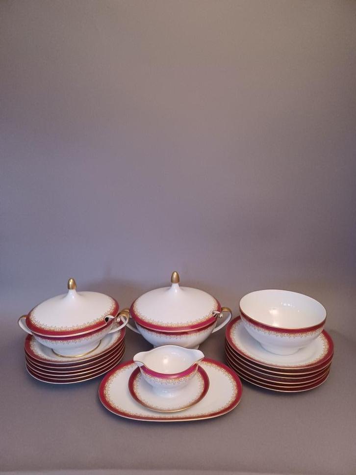 servies Hutschenreuther Drache modell exclusiv 6 persoons, Antiek en Kunst, Antiek | Servies compleet, Ophalen