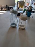 Twee difrax flessen wide incl extra spenen. ZGAN, Kinderen en Baby's, Babyvoeding en Toebehoren, Ophalen, Zo goed als nieuw, Overige typen
