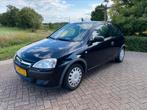 Opel Corsa 1.2 16V Twinport 3D 2005 Zwart, Auto's, Voorwielaandrijving, Zwart, 1229 cc, Zwart