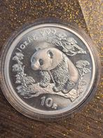 Chinese panda, 10 renmindi. 37.74 gram. Zilver., Oost-Azië, Zilver, Ophalen of Verzenden