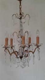 Franse kroonluchter 25S (nuzzelspul), Huis en Inrichting, Lampen | Kroonluchters, Ophalen of Verzenden, Gebruikt