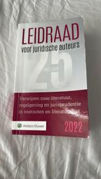 Leidraad voor juridische auteurs, Ophalen of Verzenden, Zo goed als nieuw