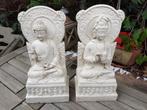 Kapitale Antieke Blanc de Chine Beeldenset Kwan Yin/Boeddha, Antiek en Kunst, Ophalen of Verzenden