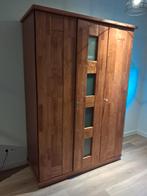 Mooie 3-deurs kledingkast, Huis en Inrichting, Kasten | Kledingkasten, Ophalen, Met deur(en), 100 tot 150 cm, Glas