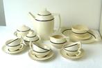 Art Deco  koffie en ontbijtservies Petrus Regout compleet !, Ophalen of Verzenden