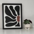 Schilderij van hout - "abstracte bloem" - handmade, Minder dan 50 cm, Nieuw, Ophalen of Verzenden, Schilderij