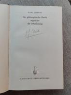 Karl Jaspers - Der philosophische Glaubeangesichts..., Ophalen of Verzenden, Gelezen