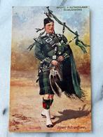 Wo1: ak postcard Tucks sutherland highlander full uniform, Verzamelen, Ophalen of Verzenden, Landmacht, Nederland, Foto of Poster