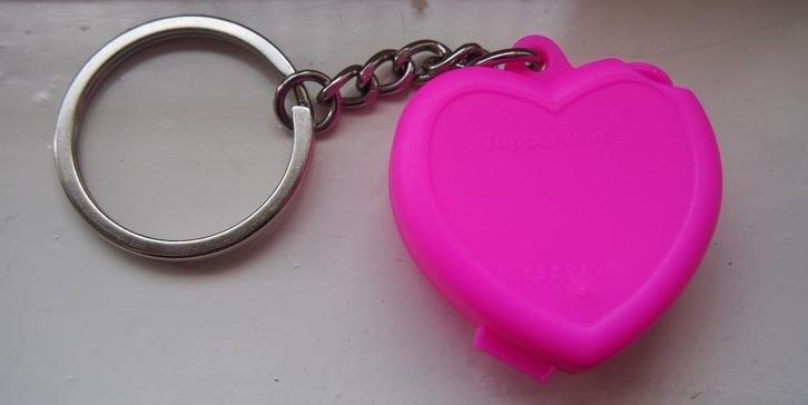 Hartjes clipbakje sleutelhanger, roze en meer Tupperware, Huis en Inrichting, Keuken | Tupperware, Nieuw, Overige typen, Ophalen of Verzenden