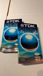 2x NIEUWE TDK EHG180 videobanden, Cd's en Dvd's, VHS | Film, Alle leeftijden, Ophalen of Verzenden, Nieuw in verpakking, Overige genres